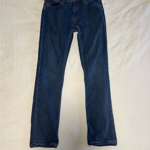 PAIGE Blue Straight-Leg Jeans Timeless Style